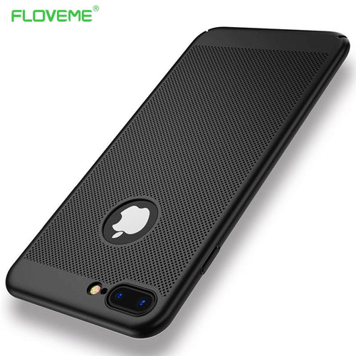 FLOVEME Luxury Heat Resistance Case For iPhone 6 6s Plus Samsung Galaxy S8 Cases Cell Accessories For iPhone 7 7 Plus Gold Capa
