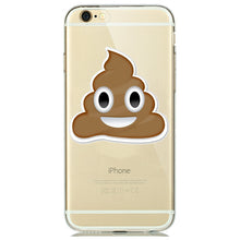 Flexible Silicone Phone Case For Capinhas iphone 5 SE 5S 6 6S 6/6s Plus Funny emoji Cases Smiley Redbow PooP Best Friend Gifts