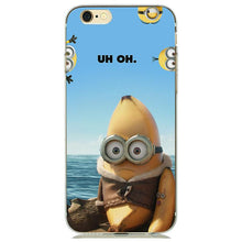 Cute Funny Despicable Me Yellow Minion Case Cover for coque iphone 7 6 6S 5 5S SE Cartoon Minion Phone Case Silicone Accessories