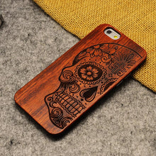 New Brand Thin Luxury Bamboo Wood Phone Case For Iphone 5 5S 6 6S 6Plus 6S Plus 7 7Plus Cover Wooden High Quality Shockproof