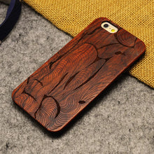 New Brand Thin Luxury Bamboo Wood Phone Case For Iphone 5 5S 6 6S 6Plus 6S Plus 7 7Plus Cover Wooden High Quality Shockproof