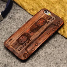 New Brand Thin Luxury Bamboo Wood Phone Case For Iphone 5 5S 6 6S 6Plus 6S Plus 7 7Plus Cover Wooden High Quality Shockproof