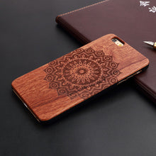 New Brand Thin Luxury Bamboo Wood Phone Case For Iphone 5 5S 6 6S 6Plus 6S Plus 7 7Plus Cover Wooden High Quality Shockproof