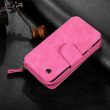 Multifunction Wallet Leather Case For Samsung S5/S6/S7/EDGE/NOTE4/NOTE5 For IPhone 5S/6 Plus/7 Plus Pouch Phone Handbag Cover