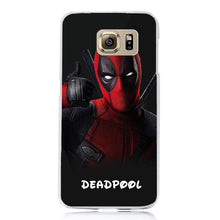 For Galaxy S7 Edge Deadpool Spiderman Avengers Hard PC Case Coque For Samsung Galaxy S6 S7 Batman Ironman Superman Accessories