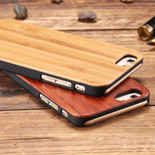 For iPhone 6 6s 6s Plus 7 7 Plus Luxury Bamboo Wooden Case For Apple iPhone 7 7 Plus 6 6S 6 6S Plus Natively Rosewood Phone Case