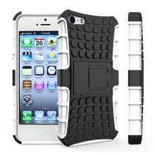 For iPhone 5s Case Heavy Duty Armor Shockproof Hard Soft Silicone Phone Case For iPhone SE Rugged Rubber Cover For iphone 5 (<