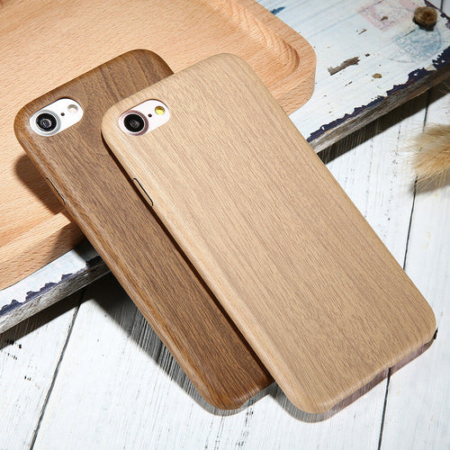 KISSCASE For iPhone 5 5s 7 6 Plus Case Retro Vintage Wood Pattern Leather PU Case For iPhone 5 5s SE 6 6s 7 Plus Slim Back Cover