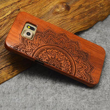 Wood Case For Samsung Galaxy S5 S6 S7 Edge Plus Note 7 5 4 3 Bamboo Carving 100% Natural Phone Case for iPhone 5 5S 6 6S 7 Plus