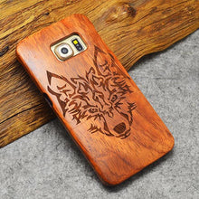 Wood Case For Samsung Galaxy S5 S6 S7 Edge Plus Note 7 5 4 3 Bamboo Carving 100% Natural Phone Case for iPhone 5 5S 6 6S 7 Plus