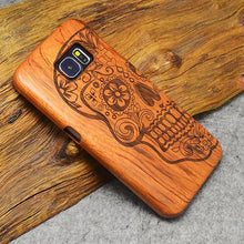 Wood Case For Samsung Galaxy S5 S6 S7 Edge Plus Note 7 5 4 3 Bamboo Carving 100% Natural Phone Case for iPhone 5 5S 6 6S 7 Plus