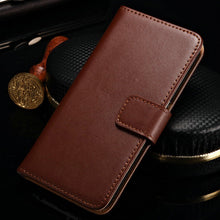 S7 / S7 Edge Luxury Wallet Genuine Leather Case for Samsung Galaxy S7 / S7 Edge Coque Flip Cover Stand Design with Card Slot New