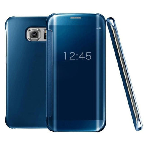 New Fashion Luxury Mirror Slim Case Cover For Samsung Galaxy S6  easy access to all buttons used as a stand Drop Shipping