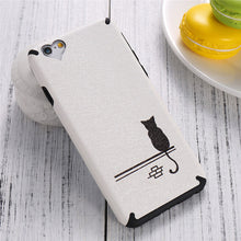 KISSCASE TPU Phone Case for iPhone 6 6S TPU Soft Silicone Cover for iPhone 6 6S Plus Slim Stripe Cat Smile Coque Accessories