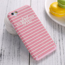 KISSCASE TPU Phone Case for iPhone 6 6S TPU Soft Silicone Cover for iPhone 6 6S Plus Slim Stripe Cat Smile Coque Accessories