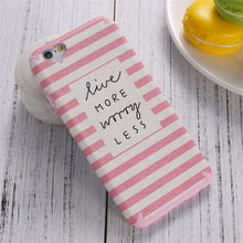 KISSCASE TPU Phone Case for iPhone 6 6S TPU Soft Silicone Cover for iPhone 6 6S Plus Slim Stripe Cat Smile Coque Accessories