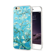 CASEIER Starry Night Silicone Case for iPhone 7 6 6S Plus 5s SE TPU Van Gogh Art Print Luxury Cover for iPhone 6 6s Accessories