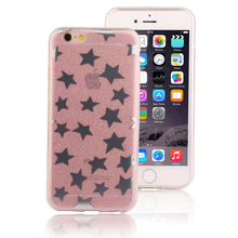 Fashion Glitter Powder Stars 6 6s Cover Cute Plating Sparkling Star Shine Phone Cases for iphone 5 5s SE 6 6s Plus Soft TPU Case