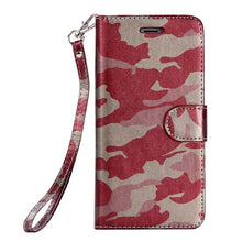 Fashion Army Camo Camouflage Case For iphone 6 6s Coque Luxury Leather Flip Wallet Phone Bags For Apple iphone 7 6 6S Plus 5 5s