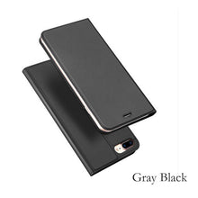 Luxury Leather Case For iPhone 7 6 6S Plus Funda Fashion Wallet Stand Flip Cover With Card Holder Slots High Quality Phone Cases