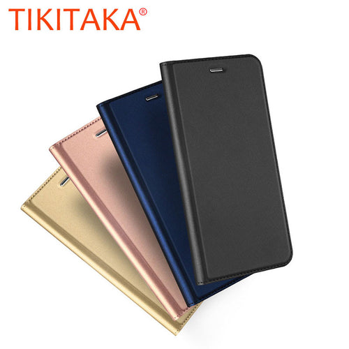 Luxury Leather Case For iPhone 7 6 6S Plus Funda Fashion Wallet Stand Flip Cover With Card Holder Slots High Quality Phone Cases