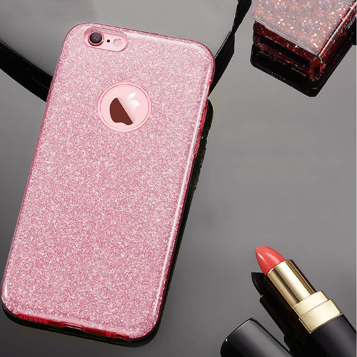 Ultra Thin Glitter Bling TPU 6 7 Cover Fashion Candy Crystal Soft Gel Phone Cases For iPhone 5 5s SE 6 6s 7 Plus Case Funda Capa