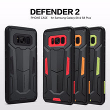 for Samsung Galaxy S8 / S8 Plus Nillkin Defender 2 Armor Protective Accessoried Back Case Cover Cell Phone Back Case 5.8" & 6.2"