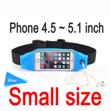 Sports Case Pouch For iPhone 6 7 Plus Xiaomi Redmi 4 Pro 4X 4A Note 4 4X Mi5 Mi6 Samsung Universal Waist Phone Bag Waterproof