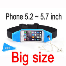 Sports Case Pouch For iPhone 6 7 Plus Xiaomi Redmi 4 Pro 4X 4A Note 4 4X Mi5 Mi6 Samsung Universal Waist Phone Bag Waterproof