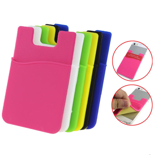 New Adhesive Sticker Back Cover Card Holder Case Pouch For Cell Phone Wholesale Drop Shipping