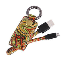 2016 New Arrivel Leather Keychain USB Charger Sync Data Cable For Samsung Galaxy S7 / S7 Edge Charger Cable For Samsung #201