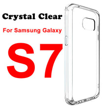 Shock-resistant Case For Samsung S7 S7 Edge Cover Crystal Silicone TPU Phone Cover For Samsung Galaxy S7 S7 Edge Case ARTISOME