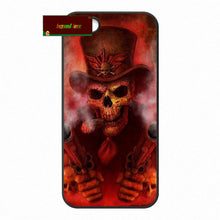 Digital Art Skull Smoke Funny Phone Cases Cover For iPhone 4 4S 5 5S 5C SE 6 6S 7 Plus 4.7 5.5      #SD0138