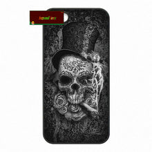 Digital Art Skull Smoke Funny Phone Cases Cover For iPhone 4 4S 5 5S 5C SE 6 6S 7 Plus 4.7 5.5      #SD0138