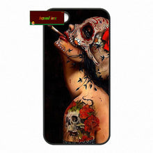 Digital Art Skull Smoke Funny Phone Cases Cover For iPhone 4 4S 5 5S 5C SE 6 6S 7 Plus 4.7 5.5      #SD0138