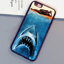 Funny DEADPOOL And SHARK Soft Rubber Skin Phone Cases For iPhone 7 7 Plus 6 6S Plus 5 5S 5C SE 4S Back Cell Housing Cover