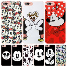 Mickey Minnie Funny Face cell phone Cover case for iphone 6 4 4s 5 5s SE 5c 6 6s 7 plus case for iphone 7