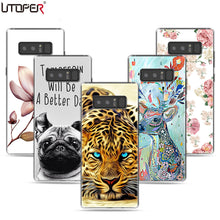 UTOPER Painting Phone Case For Samsung Galaxy Note 8 Case Silicone Cover For Samsung Note 8 Case Cover For Galaxy Note 8 Shell