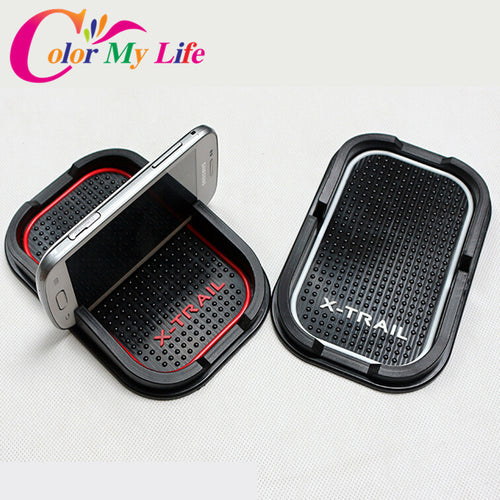 3 Color Car Phone Holder Car Phone Mat Cell Phone Mat Case For Nissan X-Trail X Trail Xtrail T30 T31 T32 2008 - 2016 Accessories